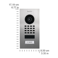 DoorBird D1101V FLUSH-MOUNT système vidéophone Acier inoxydable