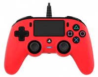 NACON PS4OFCPADRED mando y volante Rojo USB Gamepad Analógico/Digital PC, PlayStation 4