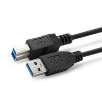 Microconnect USB3.0AB3B cable USB 3 m USB 3.2 Gen 1 (3.1 Gen 1) USB A USB B Negro
