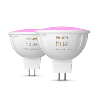 Philips Hue White and Color ambiance MR16 - slimme spot - (2-pack)