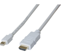 CUC Exertis Connect 128422 câble vidéo et adaptateur 2 m Mini DisplayPort HDMI Type A (Standard) Blanc