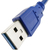 Techly 3.0m USB 3.0 AB M/M USB kábel 3 M USB 3.2 Gen 1 (3.1 Gen 1) USB A USB B Kék