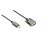 Alcasa DP-DVI3 Videokabel-Adapter 3 m DisplayPort DVI-D Schwarz