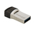 Transcend JetFlash 890 32GB lecteur USB flash 32 Go USB Type-A / USB Type-C 3.2 Gen 1 (3.1 Gen 1) Noir, Argent