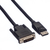 ROLINE 11.04.5772 adaptador de cable de vídeo 2 m DisplayPort DVI Negro
