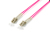 Equip 256515 InfiniBand/fibre optic cable 7,5 m LC OM4 Roze
