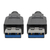 Tripp Lite U325-006 USB 3.0 SuperSpeed A to A Cable for USB 3.0 All-in-One Keystone/Panel Mount Couplers (M/M), Black, 6 ft. (1.8 m)