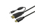 Vivolink PROUSBCHDMIUSBB10 USB Kabel 10 m USB 3.2 Gen 1 (3.1 Gen 1) USB C Schwarz