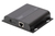 Digitus DS-55123 audió/videó jeltovábbító AV receiver Fekete