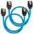 Corsair CC-8900251 SATA cable 0.3 m SATA 7-pin Black, Blue
