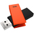 Emtec C350 Brick USB flash meghajtó 128 GB USB A típus 2.0 Fekete, Narancssárga