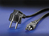 ROLINE Power Cable, Straight Compaq Connector, 1.8 m Fekete 1,8 M
