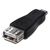 Akyga AK-AD-08 tussenstuk voor kabels USB USB type micro-B Zwart