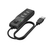 Hama | USB HUB con 4 Puertos con interruptor (480 Mbps, Transferencia de Datos de alta velocidad, Adaptador multipuertos USB. 4 en 1), Color Negro