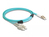 DeLOCK 87912 Glasvezel kabel 3 m LC SC OM3 Aqua-kleur