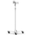 Compulocks Universal Invisible Mount Medical Rolling Cart Extended White