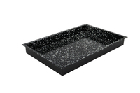 Backblech, Granit-Emaille, 600 x 400 x 60 mm, emailliertes Stahlblech DC01EK /