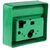 Hoyles Kunststoff Grün Brandwarn-Meldestelle, Kunststofffenster zum Abreißen, Tastensperre für Schlüsselgehäuse, T 45