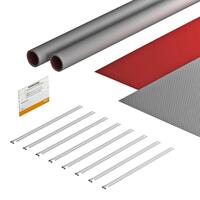 Bandagenset für Photovoltaik 550x880 Intumeszierender Baustoff grau / rot