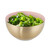 Relaxdays Salatschüssel, Edelstahl, 2 Liter, runde Metallschüssel zum Backen & Servieren, Küchenschüssel, Farbauswahl