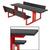 Wheelchair Friendly Forest Saver Picnic Table - Black - With Backrests