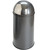 40 Litre Push Bin with Liner - Silver Grey
