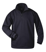 GERD, Sweat-Shirt mit Troyer-Kragen, 80% Baumwolle, 20% Polyester, Marine, Gr.S
