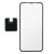 prio 3D Displayschutzglas für iPhone 11 Pro/XS/X + Kameraglas schwarz