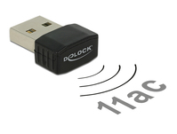 USB 2.0 Dualband WLAN ac/a/b/g/n Nano Stick 433 Mbps, Delock® [12461]