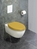 WENKO WC-Sitz Prima Senfgelb matt, MDF, FSC® zertifiziert