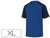 Camiseta de Algodon Deltaplus Color Azul Talla Xl