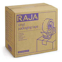 PVC-Packband RAJA, transparent 50 x 100m
