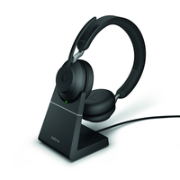 Jabra Evolve2 65, Link380 USB-A UC Stereo Headset Schwarz Bild 1
