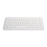 Keyboard (NORWEGIAN) rd Bell KB.RF403.117, Standard, Wireless, RF Wireless, QWERTY, White Tastiere (esterne)