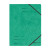 Eckspanner A4 Colorspan grün, Colorspan-Karton, 355 g/qm
