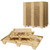 Geperste houten pallet, 1140x1140mm, container formaat