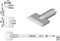 Lötspitze klingenförmig, B: 15 mm, C245752