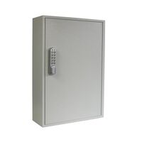 Key cabinet with push button electronic cam lock