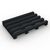 Vynagrip® heavy duty slip resistant PVC matting - Black, 10m x 600mm roll