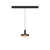 Leuchtenschirm LALU® PLATE 15 MIX&MATCH, H:1,5 cm, schwarz/bronze