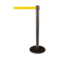 Barrier Post / Barrier Stand "Guide 28" | anthracite yellow similar to Pantone 102 C 2300 mm