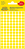 Markierungspunkte, Ø 8 mm, 4 Bogen/416 Etiketten, gelb