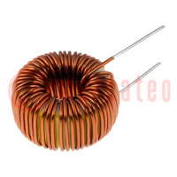 Inductor: wire; THT; 100uH; 1A; 97mΩ