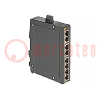 Switch Ethernet; nem menedzselhető; Portok száma: 8; 9÷60VDC