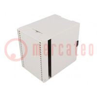 Enclosure: for DIN rail mounting; Y: 109mm; X: 100mm; Z: 75mm; ABS