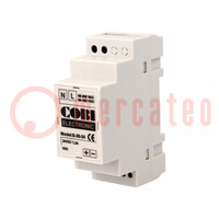 Alimentador: impulso; para carril DIN; 30W; 24VDC; 1,25A; IP20