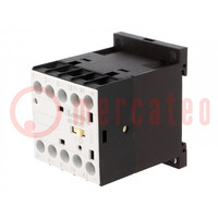 Contactor: 3-pole; NO x3; Auxiliary contacts: NO; 24VDC; 12A; BG