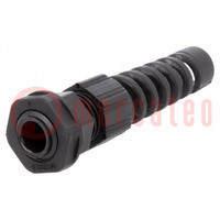 Cable gland; with strain relief; M12; 1.5; IP66,IP68; polyamide