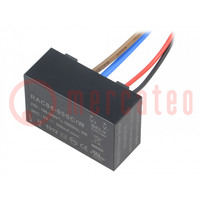 Converter: AC/DC; 4W; 80÷264VAC; Uvoed: 115÷370VDC; Uuit: 5VDC; 72%