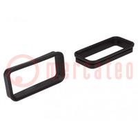 Sealing frame; Shore hardness: 50; 81x43x12mm; NBR rubber